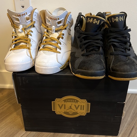 Air Jordan gold moment pack 6 and 7 GMP - Picture 1 of 11